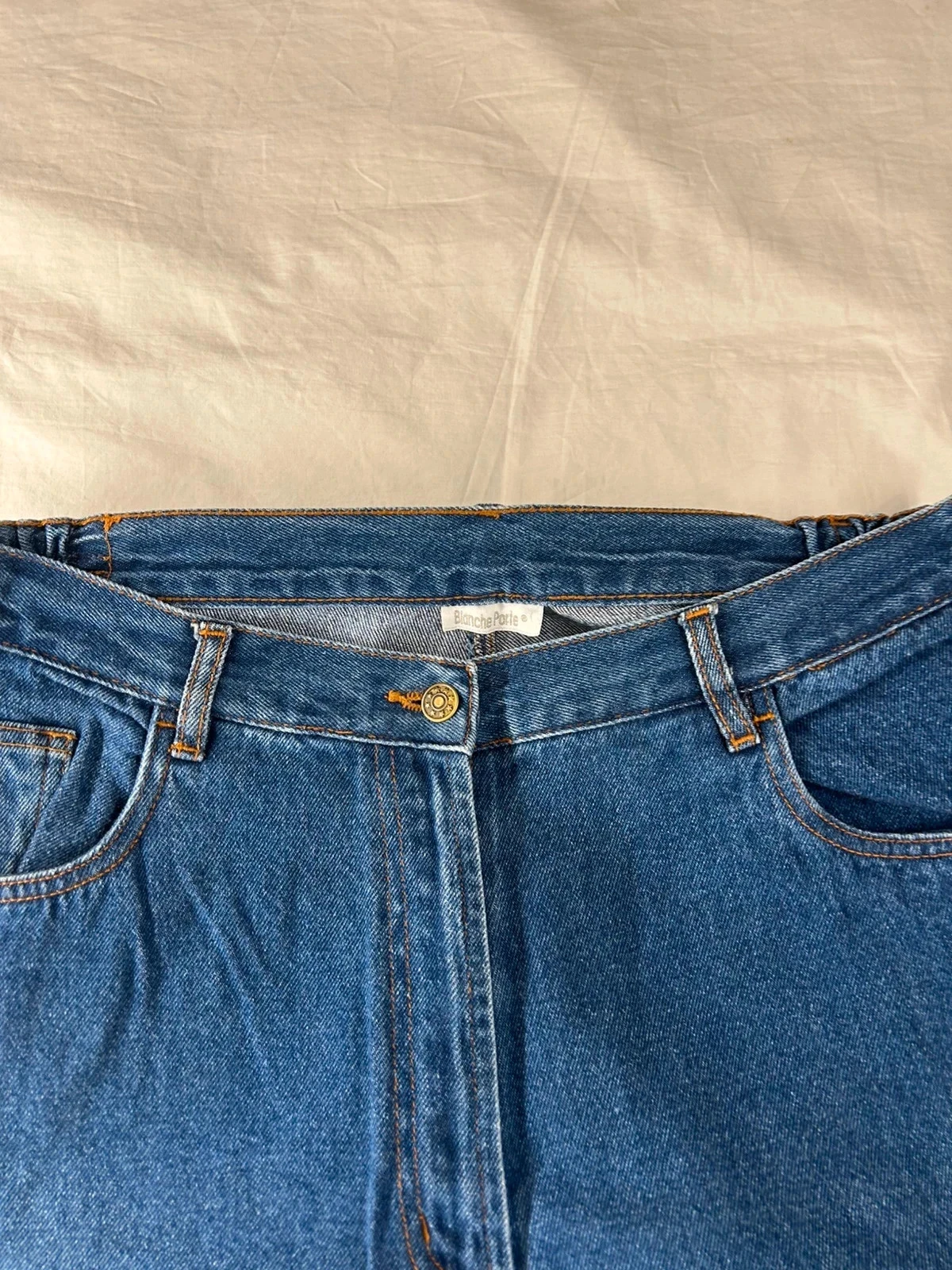 Navy blue straight leg jeans by Blancheporte size 48 – photo 3